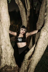 punk wireless bra top