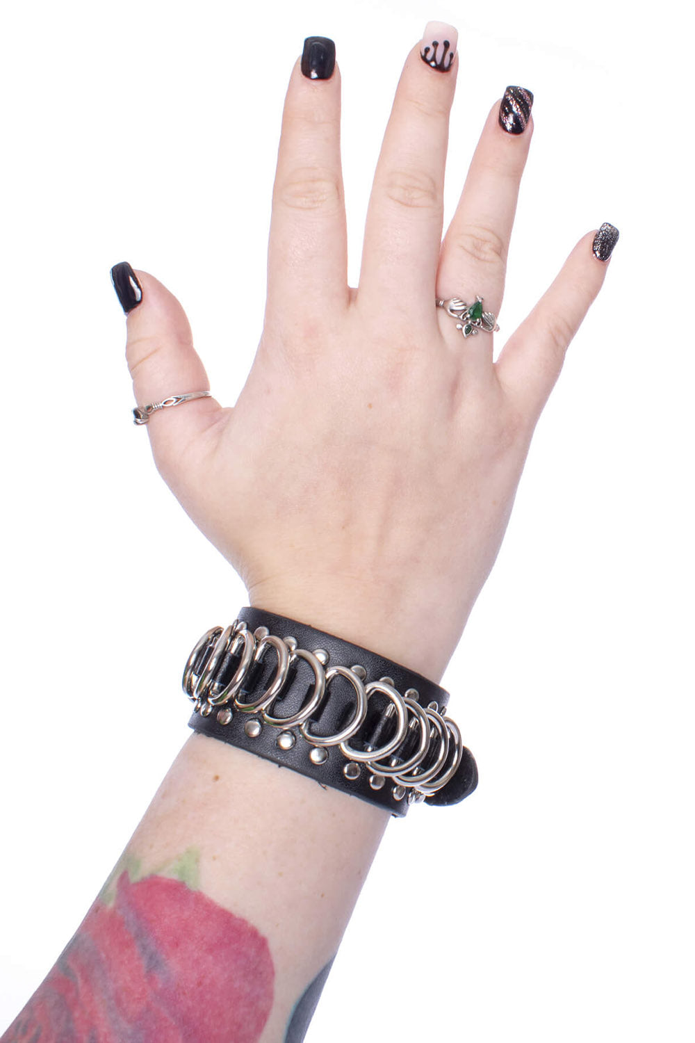 buckled punk bracelet