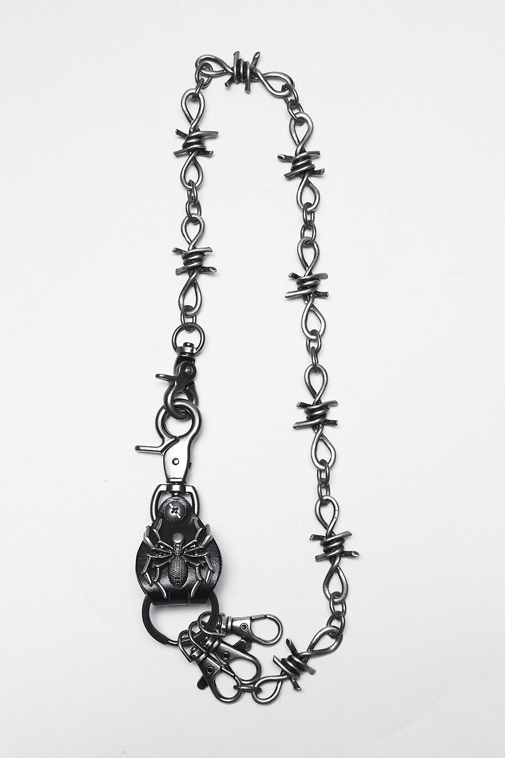 street goth barbed wire pant chain