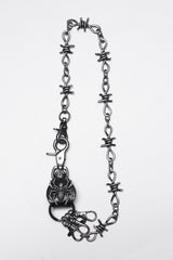 street goth barbed wire pant chain
