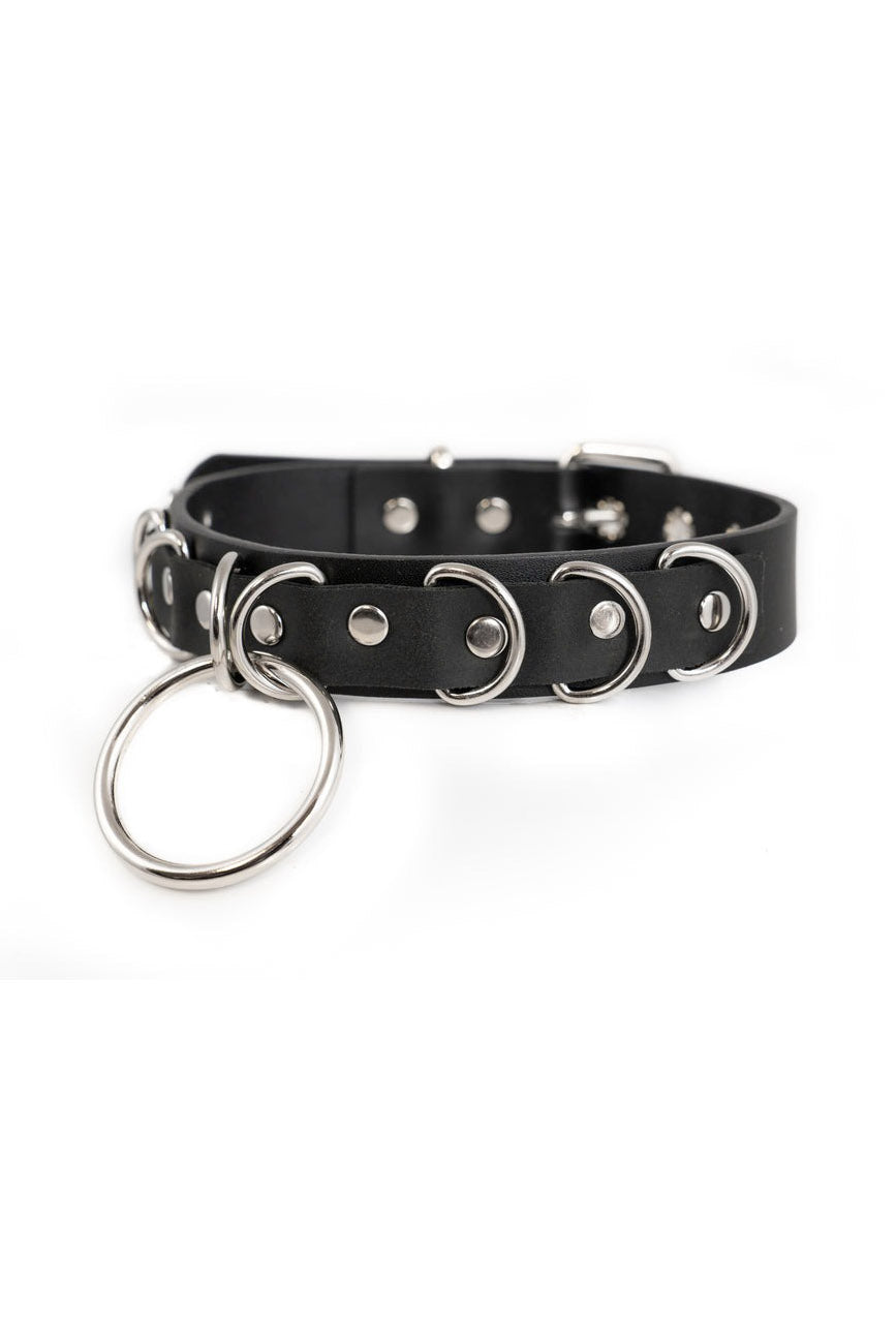 womens emo o ring collar