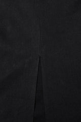 emo slit skirt