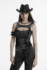 womens grunge goth tank top by punk rave