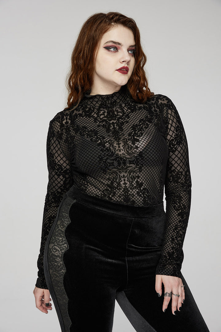 romantic goth top