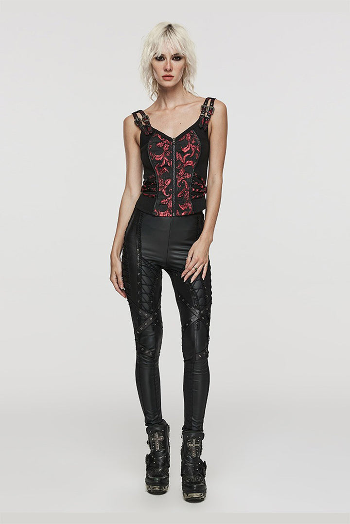 leaf pattern renaissance vest 