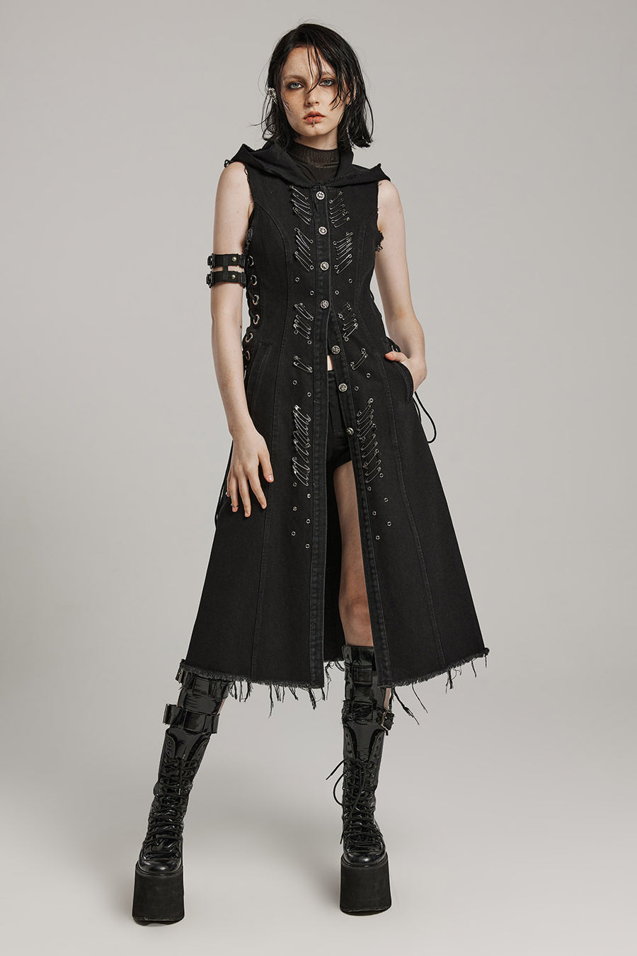 gothic long vest