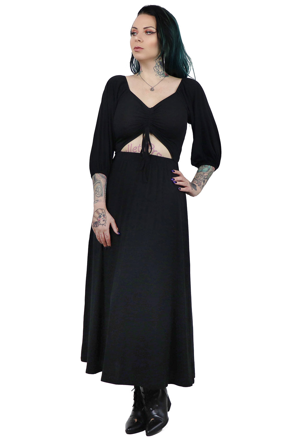 gothic cottagecore dress
