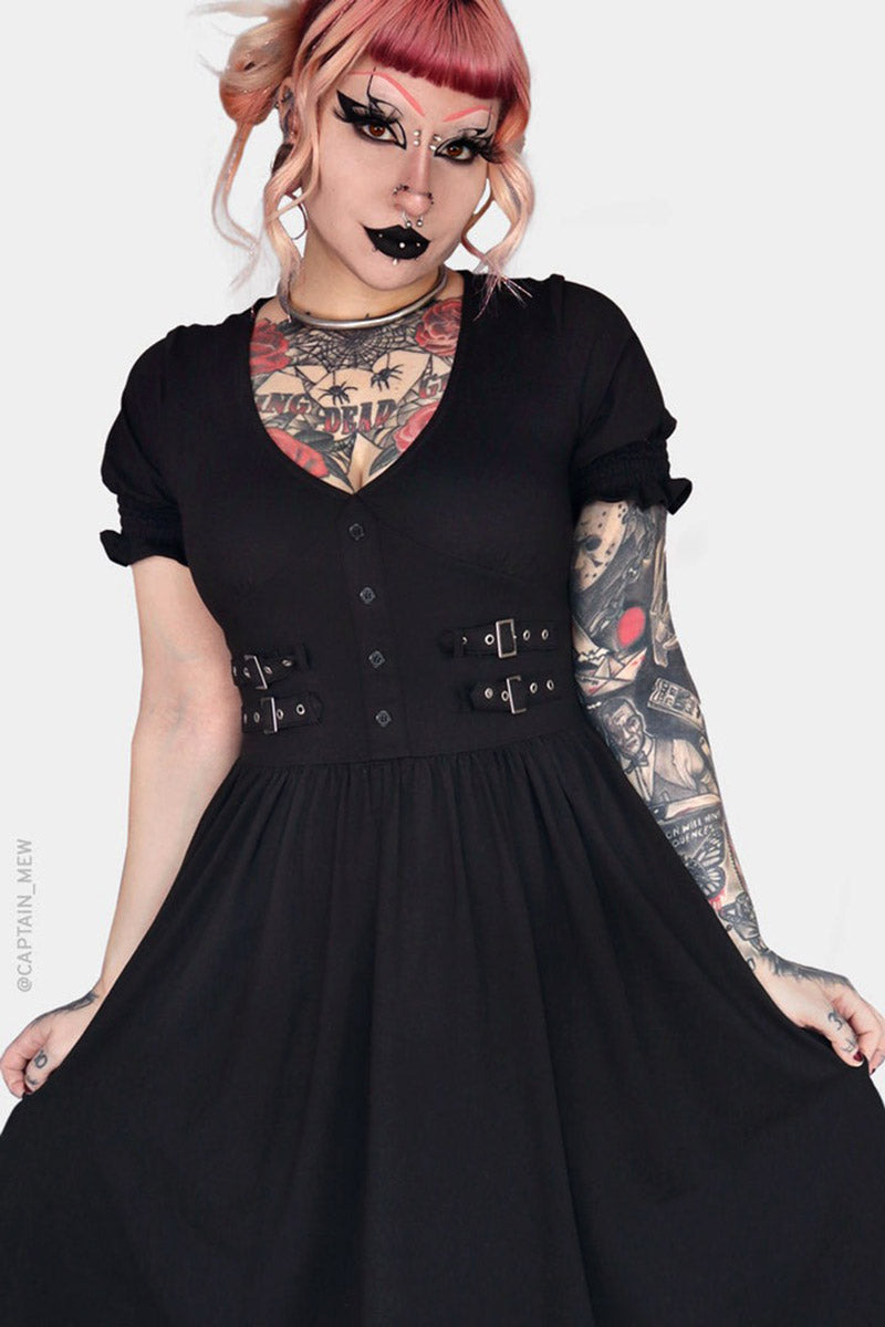 womens emo midi dress