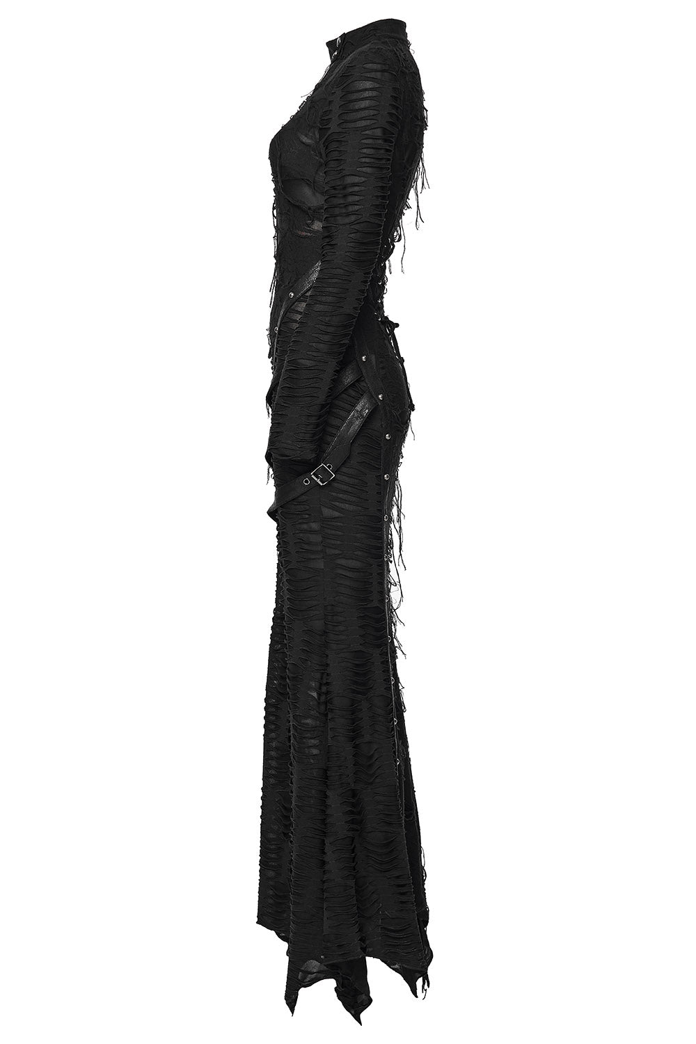 grunge goth black gown