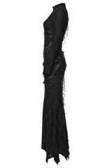 grunge goth black gown