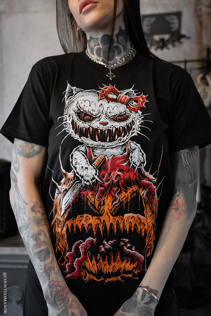 Hell-O-Ween Kitty T-shirt