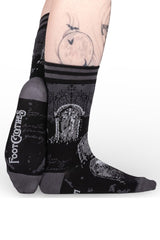 Gothic cross socks