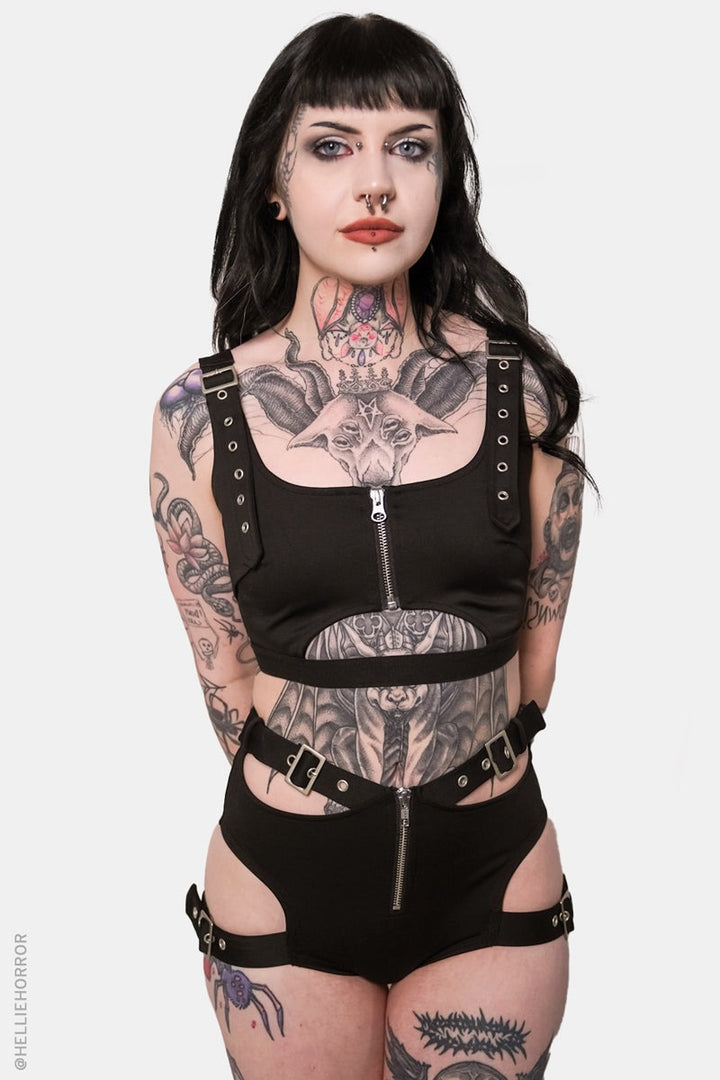 womens tattoo-inspired bathing suit 