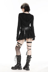 Grunge Grave Hooded Top - womens tops - VampireFreaks - Dark In Love
