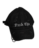 Fuck This Pierced Baseball Cap