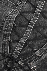 lace up mens emo skinny jeans
