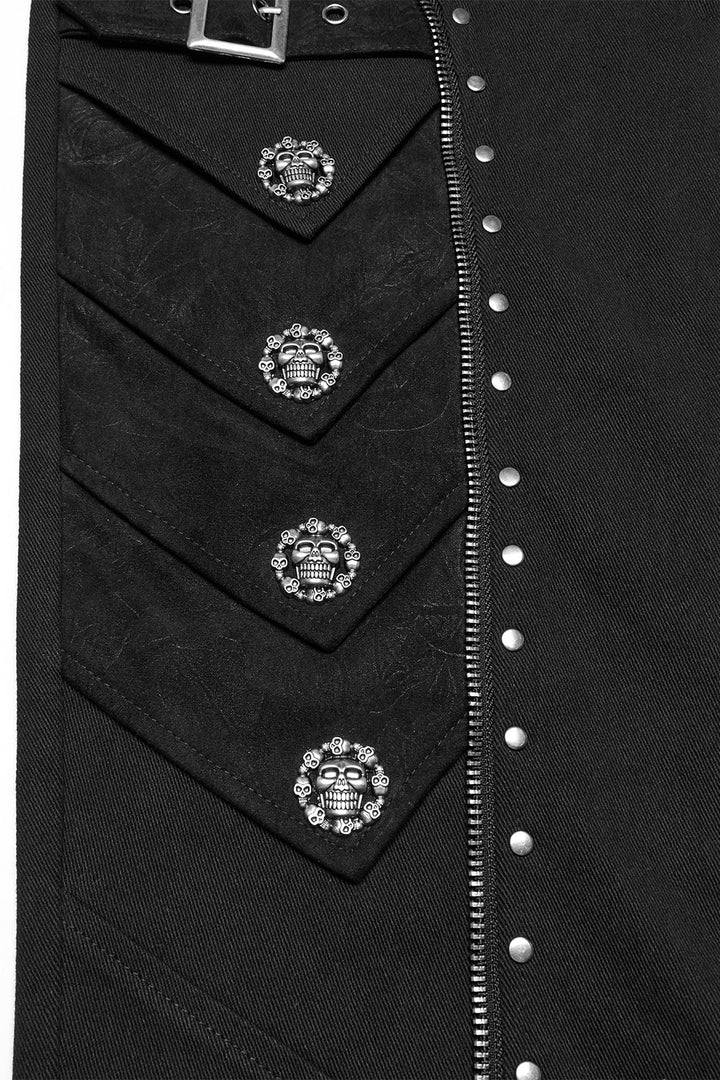 mens ribbed gothic trousers by punk rave