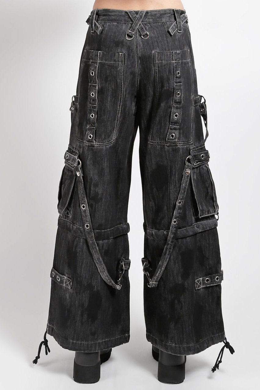 distressed punk cargo pants