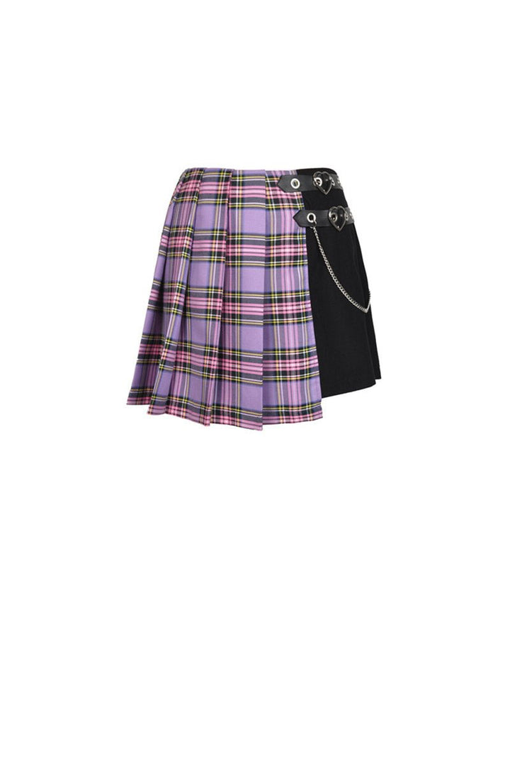 Grunge Love Pleated Skirt - skirts - VampireFreaks - Dark In Love