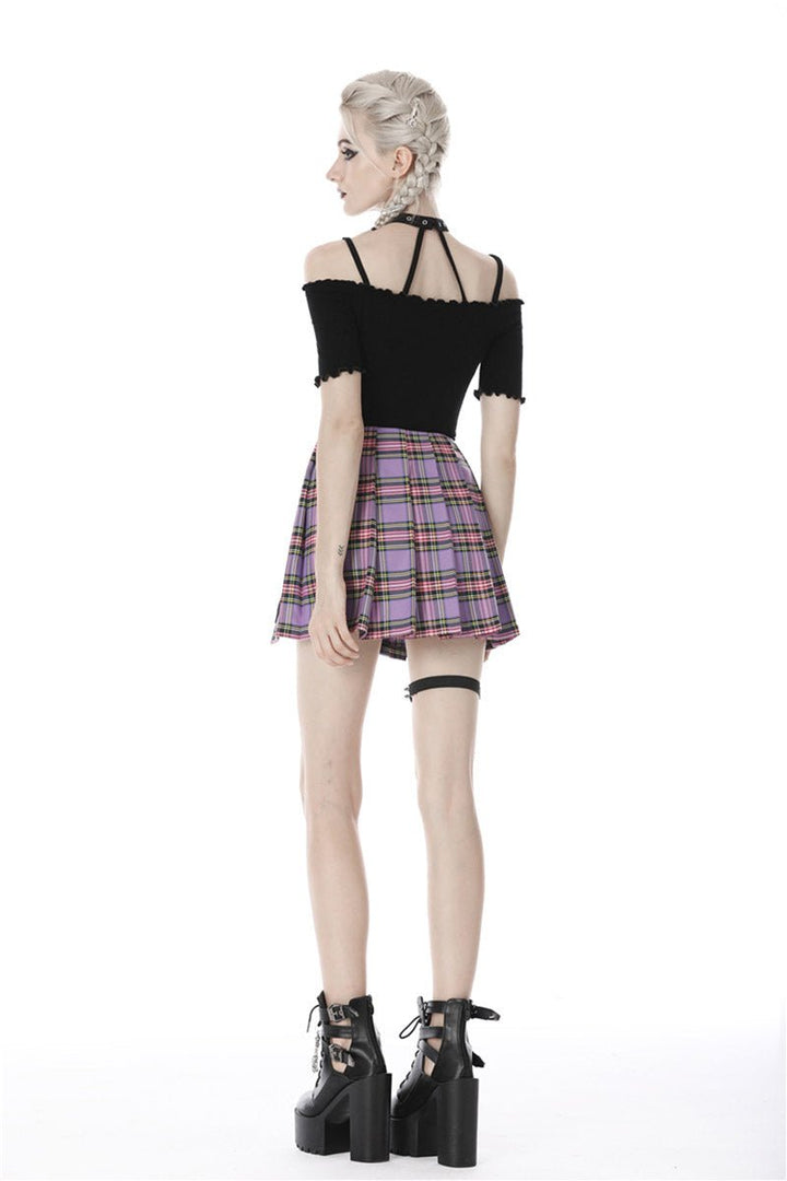 Grunge Love Pleated Skirt - skirts - VampireFreaks - Dark In Love