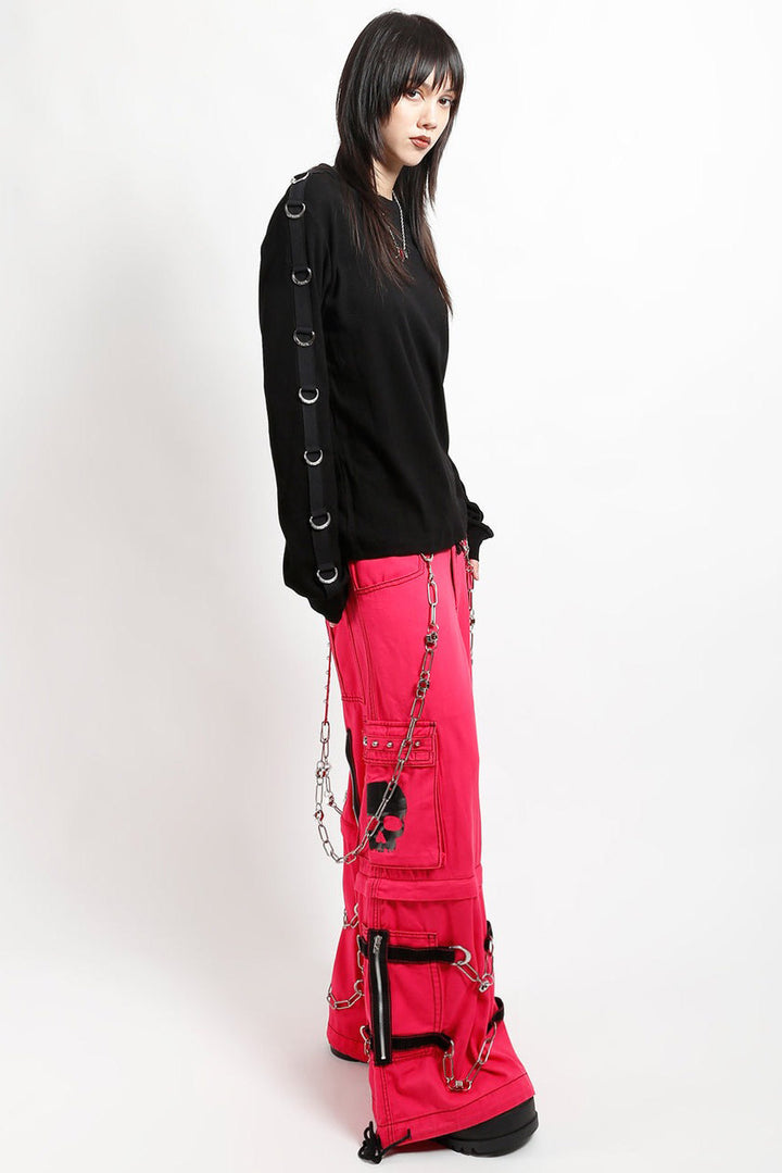 womens hot pink grunge goth tripp nyc pants