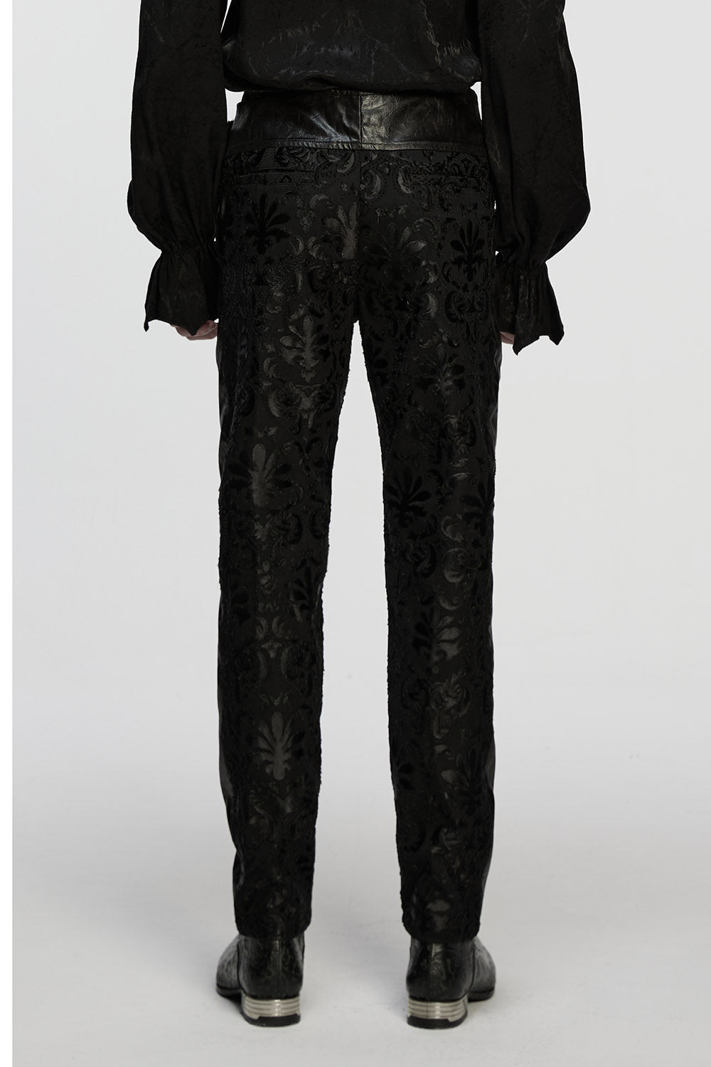 vegan leather goth-pants