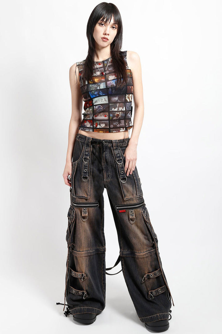 grunge goth post-apocalyptic pants