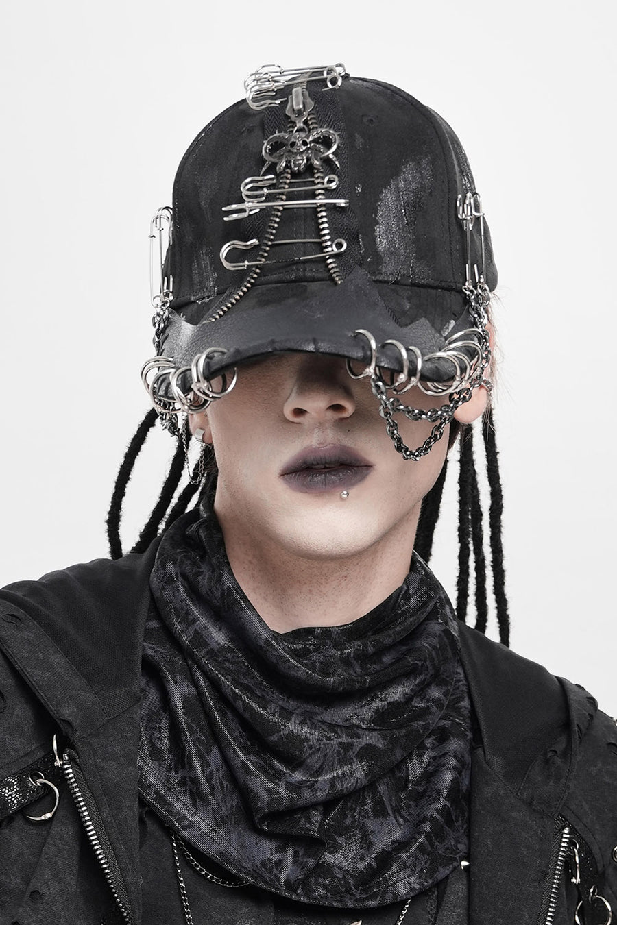 mens distressed gothic hat