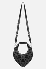 gothic dark shoulder bag