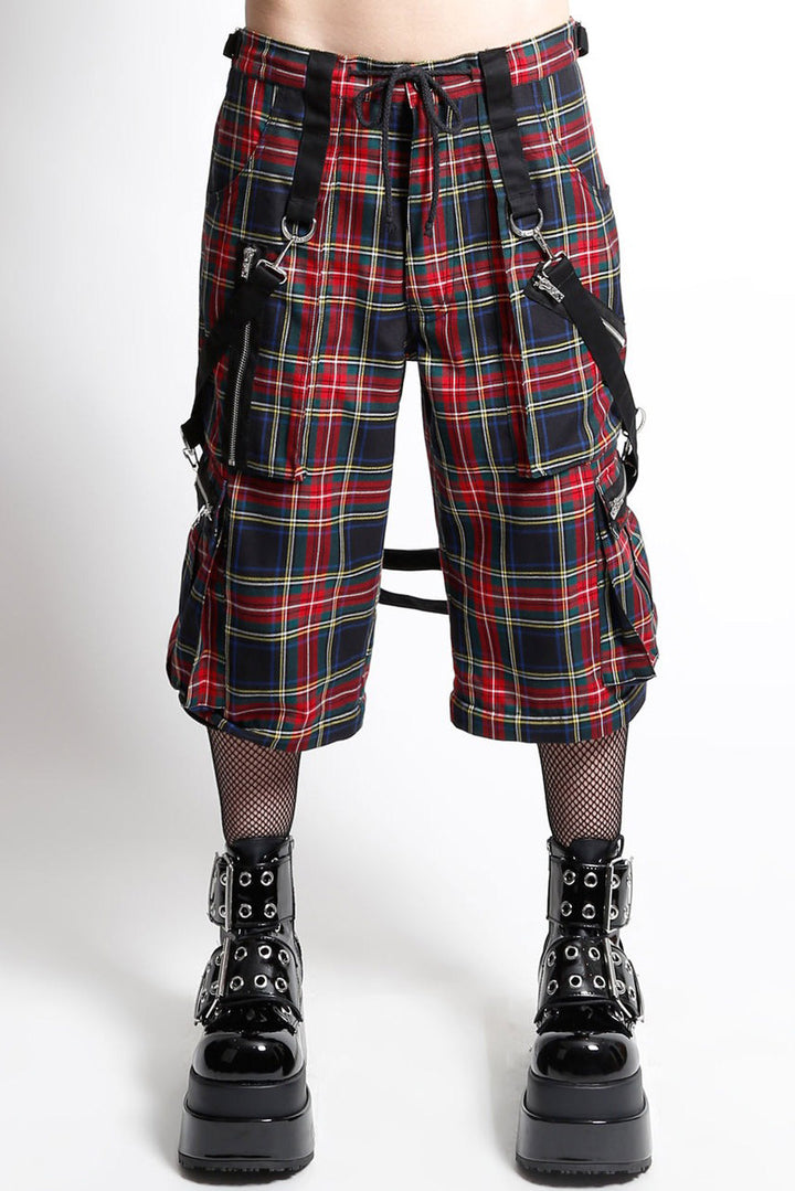 baggy long plaid tripp NYC shorts