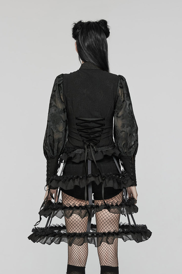 gothic lolita bustle skirt