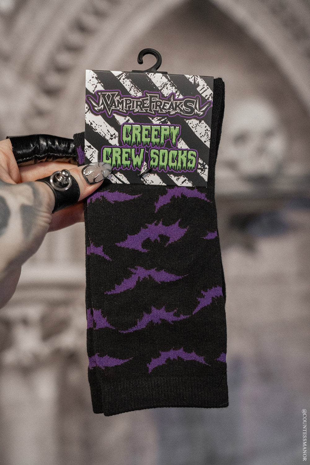 vampire bat socks