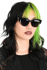 black cat eye sunglasses