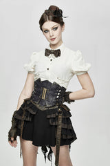 old fashioned collar top for women