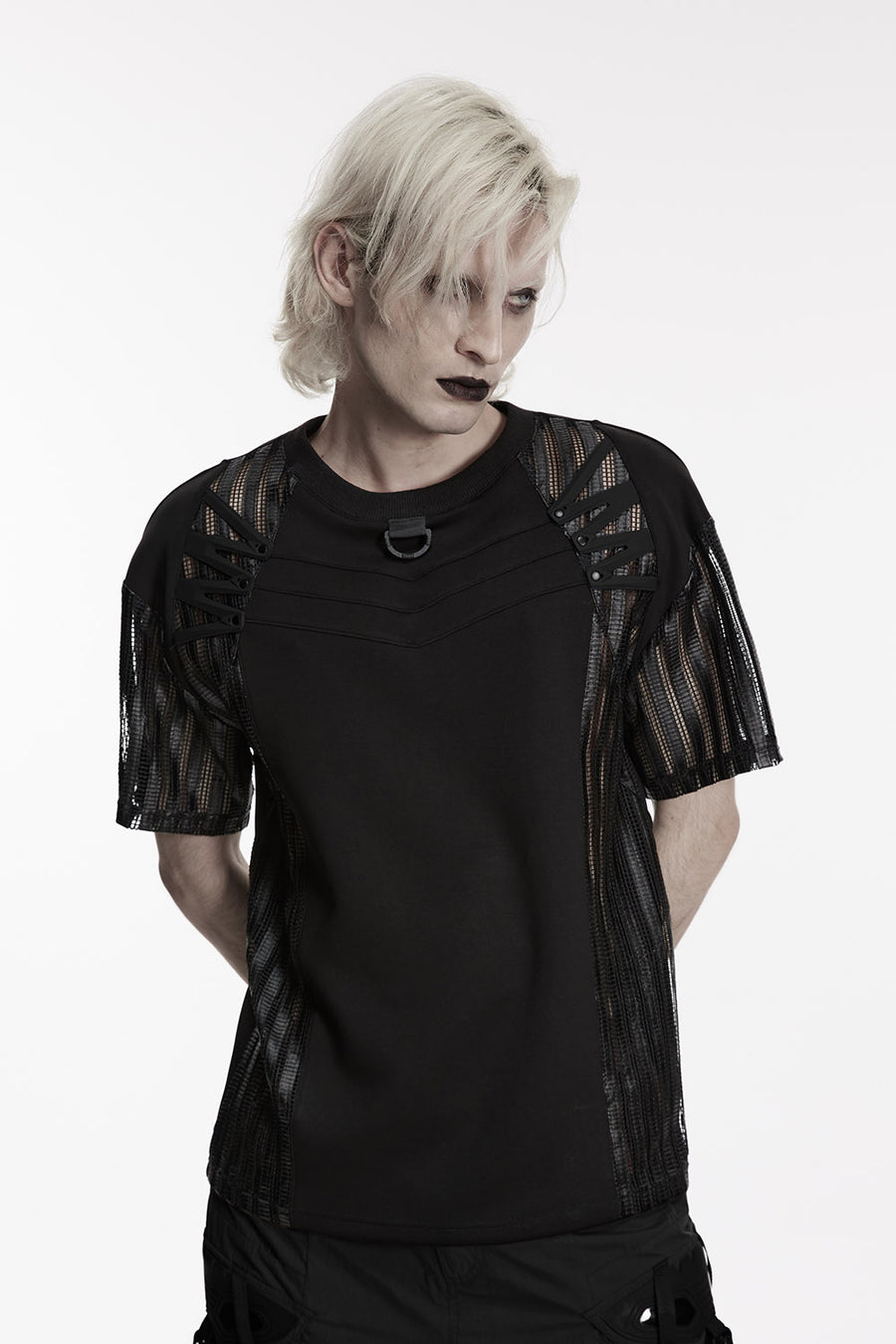 mens short sleeve mesh shirt
