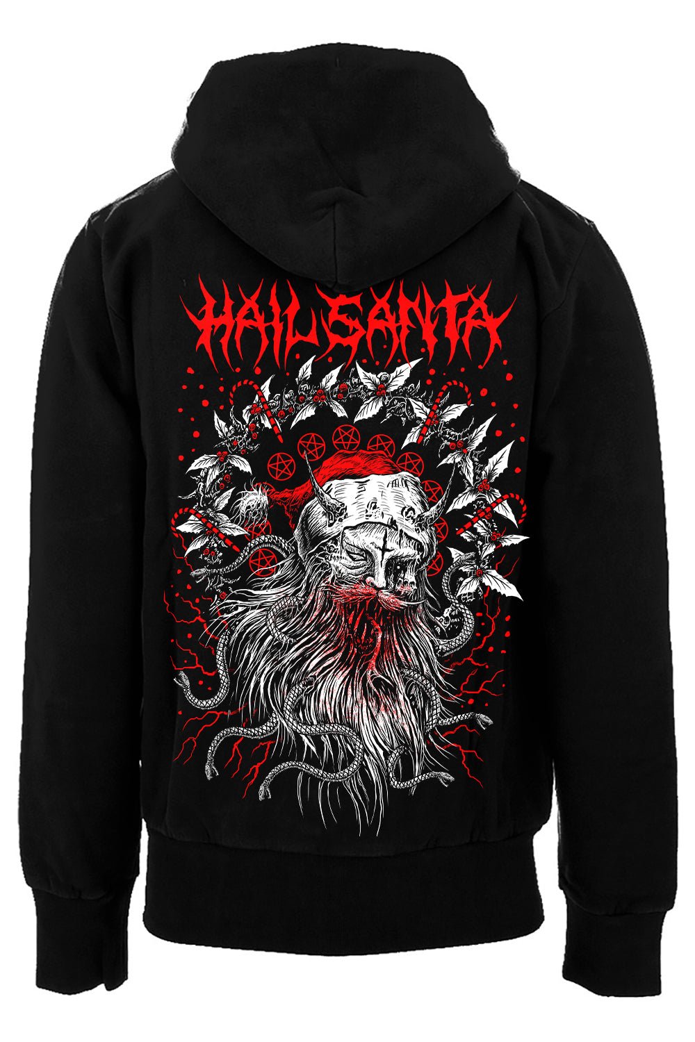 Hail Santa Hoodie [Zipper or Pullover]