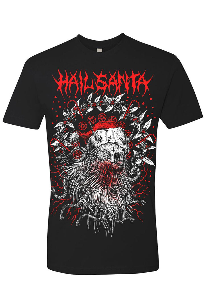 Hail Santa Tee [Multiple Styles Available] - graphic t-shirt - VampireFreaks - VampireFreaks