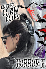 sparkle hearse hair claw clip