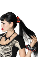 punk grunge goth hair scrunchy pair