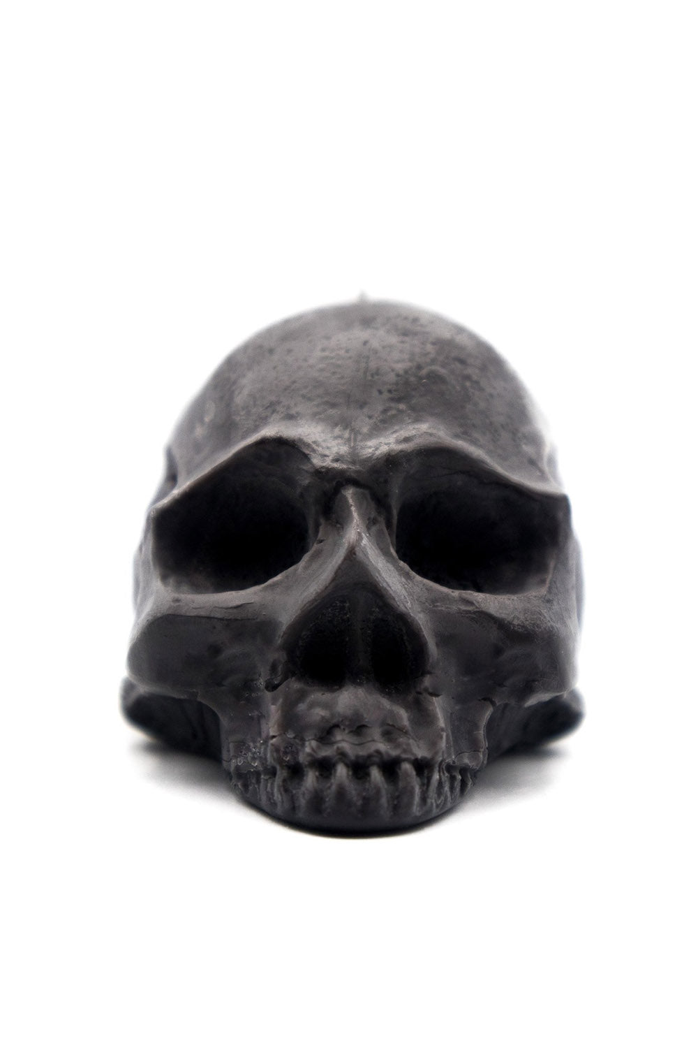 Half Skull Pillar Candle [Black] - housewares - VampireFreaks - A Pleasant Thought