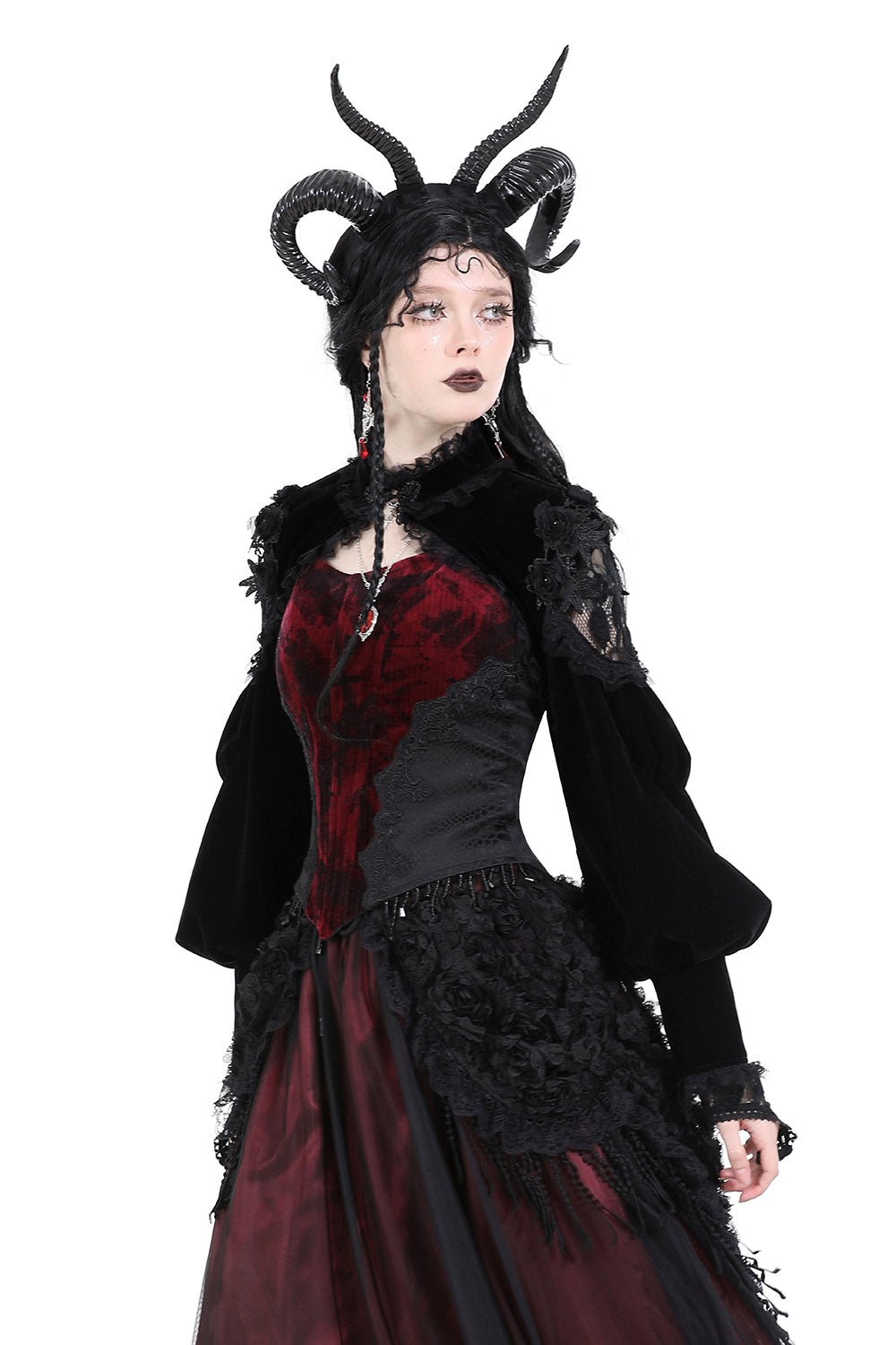 Hallowed Ground Gothic Bolero with Gloves