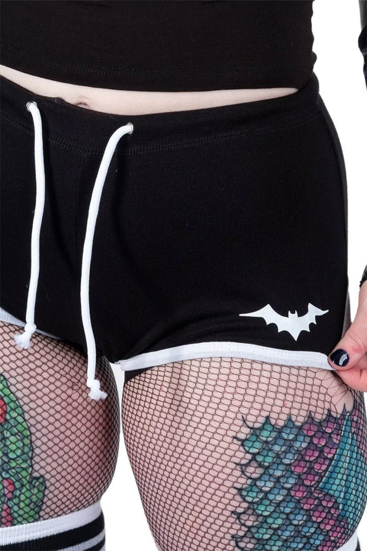 Halloween Bats Short Shorts - womens bottoms - VampireFreaks - Too Fast