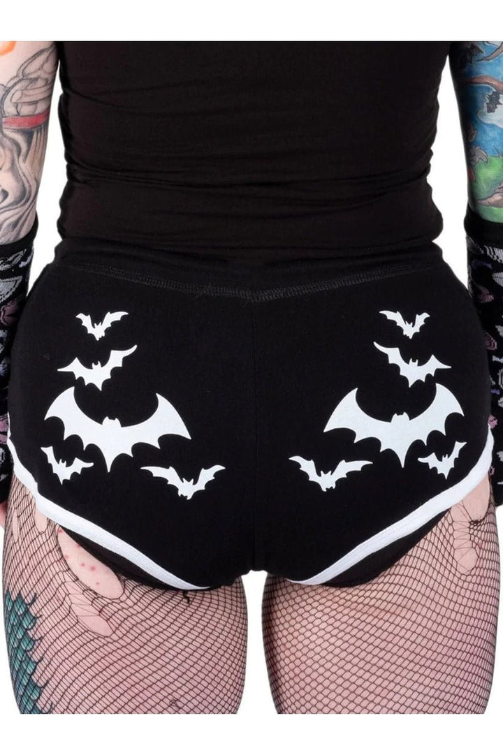 Halloween Bats Short Shorts - womens bottoms - VampireFreaks - Too Fast