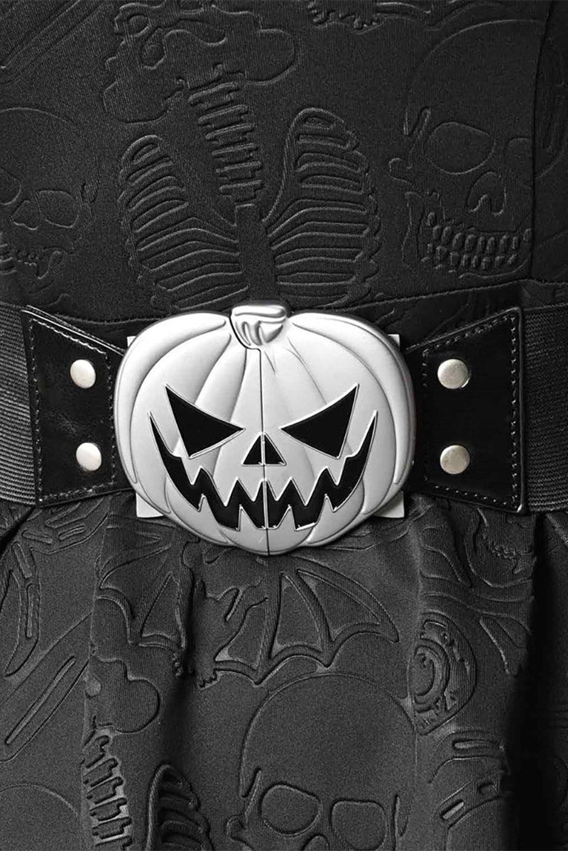 gothic pumpkin waist belt 