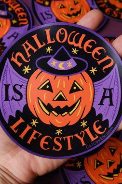 Halloween Is A Lifestyle Car Bumper Magnet