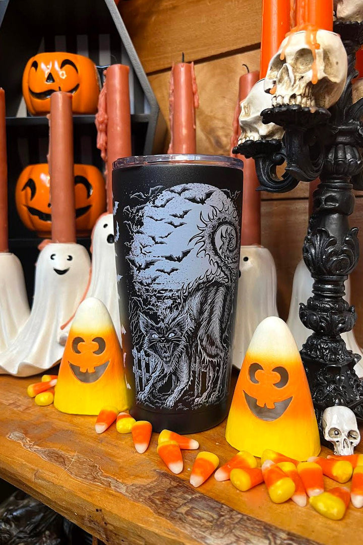 Halloween Cat 20 oz Travel Mug - housewares - VampireFreaks - VampireFreaks