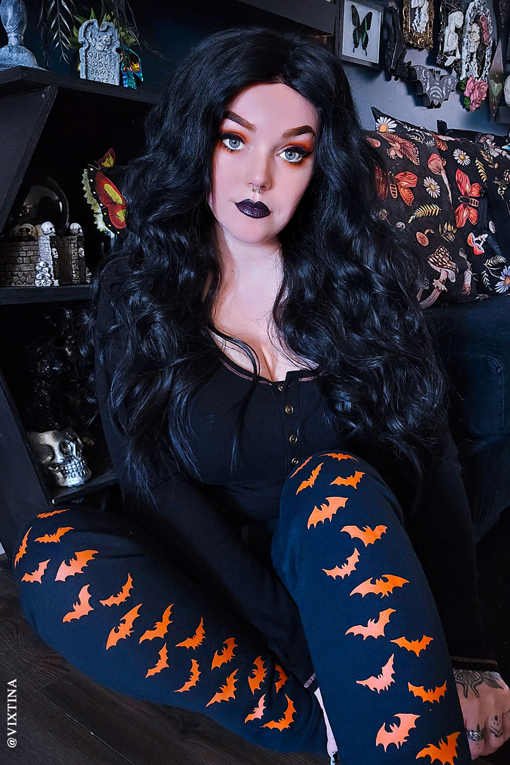 Bat Joggers [PUMPKIN ORANGE] [UNISEX]