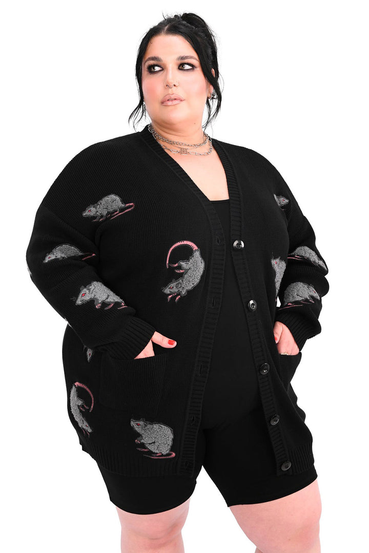 quirky weird sweater cardigan