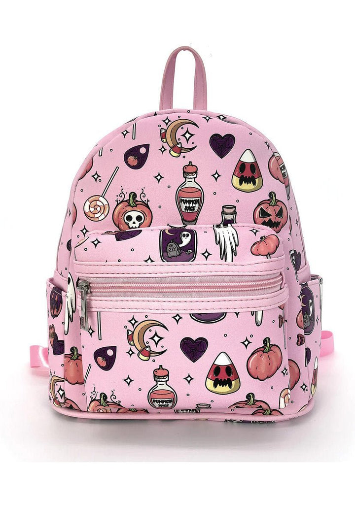 Halloween Collage Mini Backpack - bags & wallets - VampireFreaks - Comeco Inc