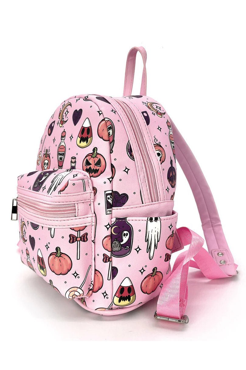 Halloween Collage Mini Backpack